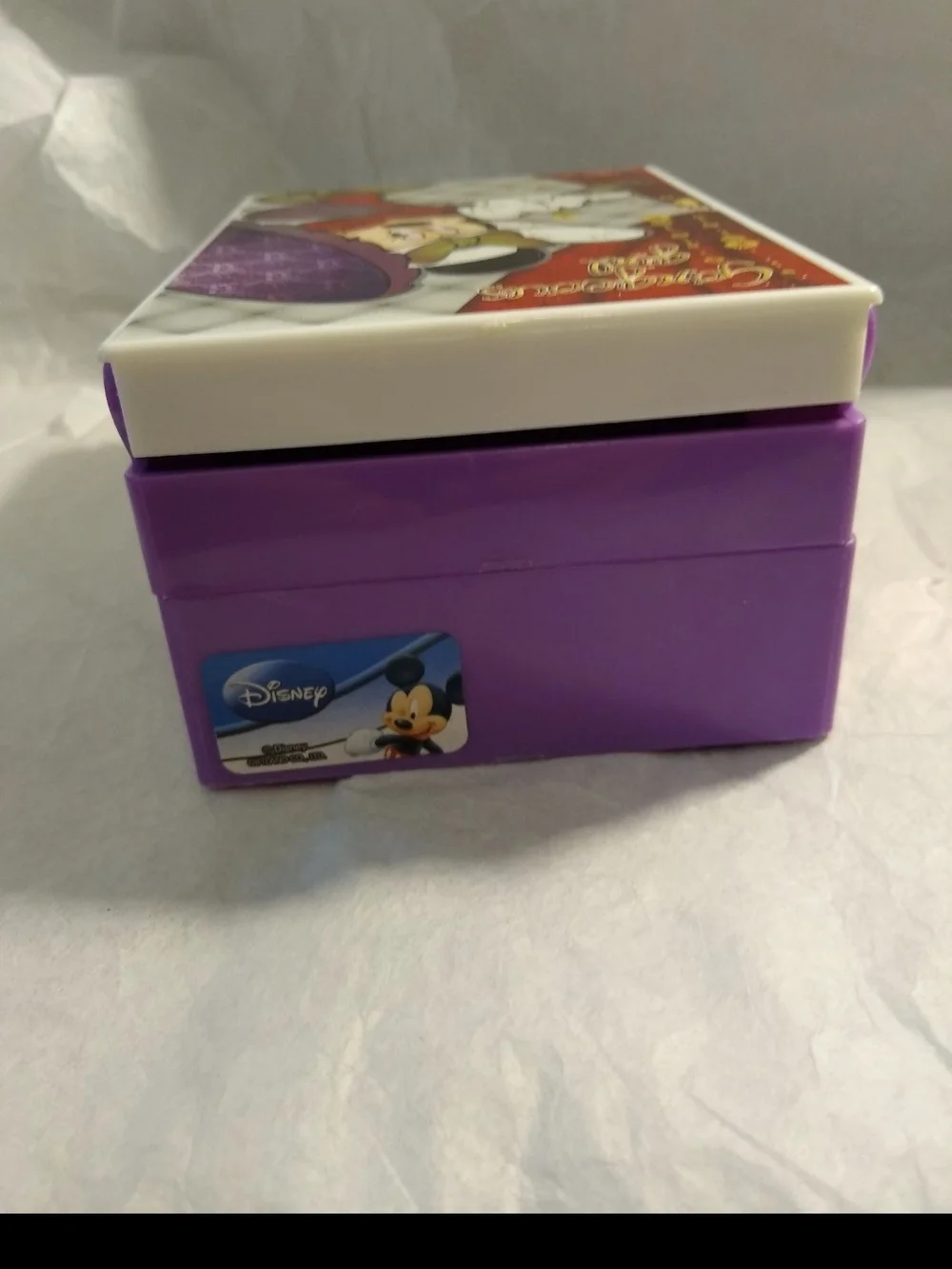 Disney Minnie Mouse 'Gorgeous Girl' Purple & Red Mirror Jewelry Box